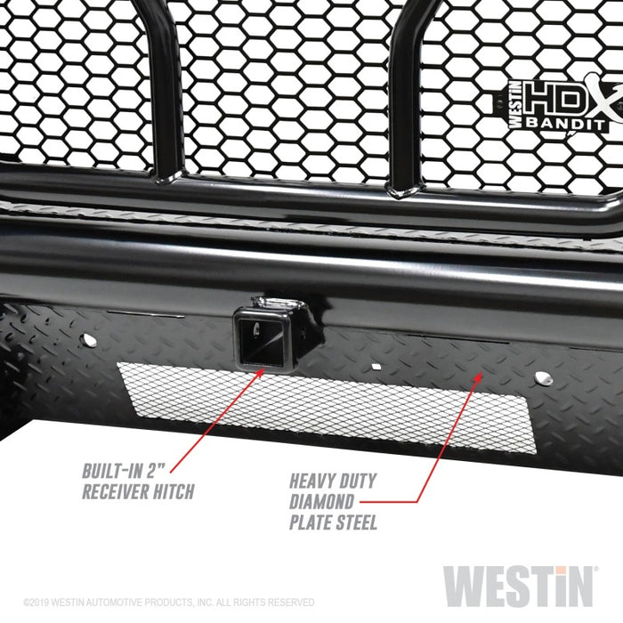 Westin 10-18 RAM 2500/3500 HDX Bandit Front Bumper - Black Westin
