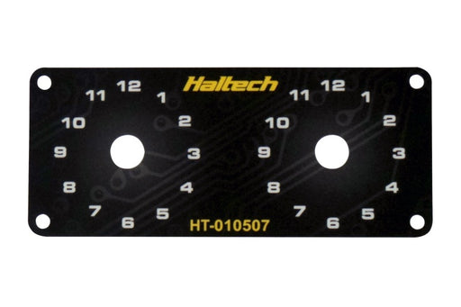 Haltech Dual Switch Panel w/Yellow Knob Haltech