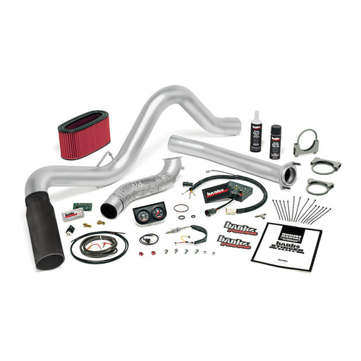 Banks Power 94-95.5 Ford 7.3L Man Stinger System - SS Single Exhaust w/ Black Tip Banks Power