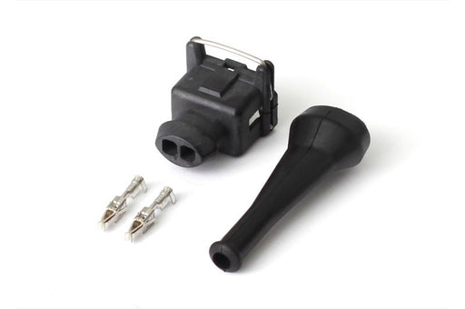 Haltech Bosch EV1 (Square) 2 Pin Junior Timer Female Connector Plug & Pins Haltech