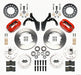 Wilwood Forged Dynalite Front Kit 11.00in Red 59-64 Chevy Impala / 63-64 Corvette