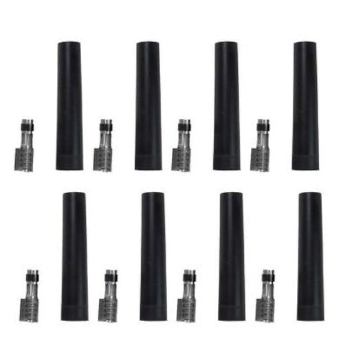 Moroso Ultra 40 Short Straight Ends Spark Plug Boot and Terminal Kit - Set of 8 Moroso