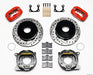 Wilwood Forged Dynalite P/S Park Brake Kit Drilled Red Big Ford 2.36in Offset Currie Blank