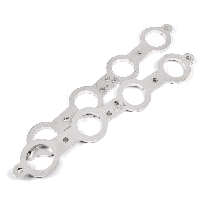 Stainless Works Chevrolet LS1/LS6 Round Port Header 304SS Exhaust Flanges 1-5/8in Primaries Stainless Works