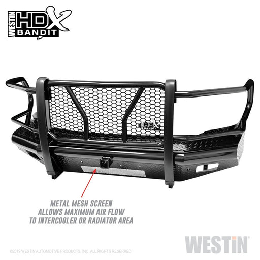 Westin 10-18 RAM 2500/3500 HDX Bandit Front Bumper - Black Westin