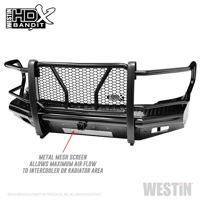 Westin 10-18 RAM 2500/3500 HDX Bandit Front Bumper - Black Westin