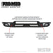 Westin 14-21 Toyota Tundra Pro-Mod Front Bumper - Tex. Blk Westin