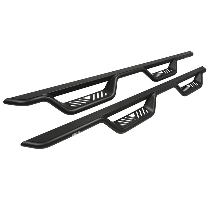 Westin 07-21 Toyota Tundra CrewMax Outlaw Drop Nerf Step Bars - Black Westin