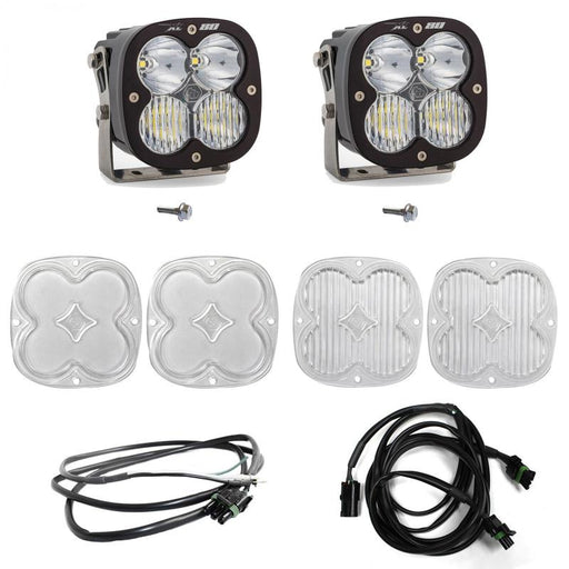 Baja Designs 2021+ Ford Bronco A Piller Light Kit XL80 D/C w/Upfitter Baja Designs
