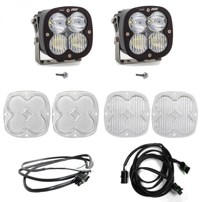 Baja Designs 2021+ Ford Bronco A Piller Light Kit XL80 D/C w/Upfitter Baja Designs