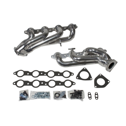 BBK 99-04 GM Truck SUV 4.8 5.3 Shorty Tuned Length Exhaust Headers - 1-3/4 Titanium Ceramic BBK