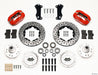 Wilwood Forged Dynalite Front Kit 11.00in Drill-Red Heidts Tri -5 2 inch Drop Spindle
