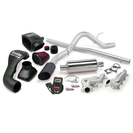 Banks Power 04-08 Ford 5.4L F-150 SCLB/ECMB PowerPack System - SS Single Exhaust w/ Black Tip Banks Power