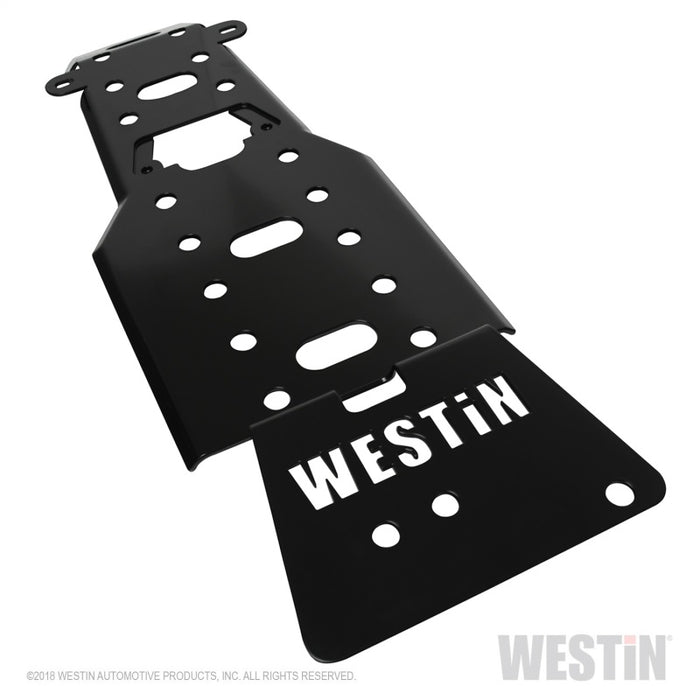Westin/Snyper 07-11 Jeep Wrangler Transmission Pan Skid Plate - Textured Black Westin