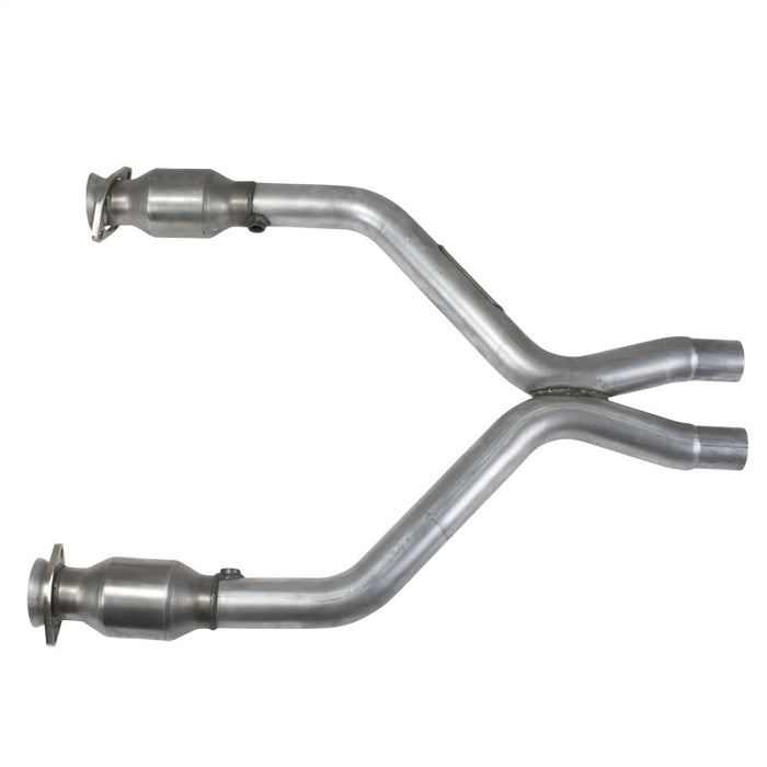 BBK 11-14 Mustang 3.7 V6 Short Mid X Pipe With Catalytic Converters 2-1/2 For BBK Long Tube Headers BBK