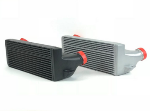 CSF 04-13 BMW 335i/xi (E90/E91/E92/E93) High Performance Stepped Core Bar/Plate Intercooler - Black CSF