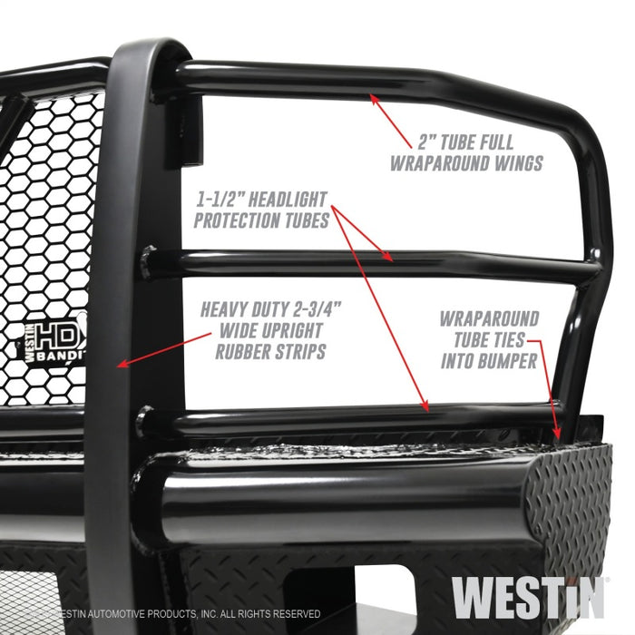 Westin/HDX Bandit 17-19 Ford F-250 / F-350 Front Bumper - Textured Black Westin