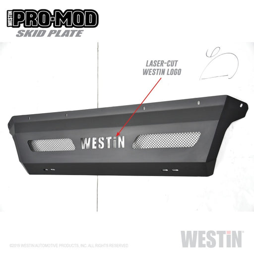 Westin 11-16 Ford F-250/350/450/550 Pro-Mod Skid Plate - Tex. Blk Westin