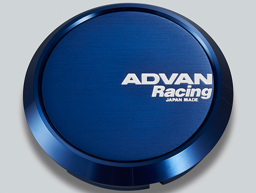 Advan 73mm Flat Centercap - Blue Anodized Advan