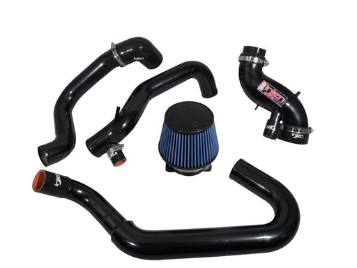 Injen 03-06 Evo 8/9/MR Cast Aluminum Intake System w/ Full Intercooler Piping Black Short Ram Intake Injen