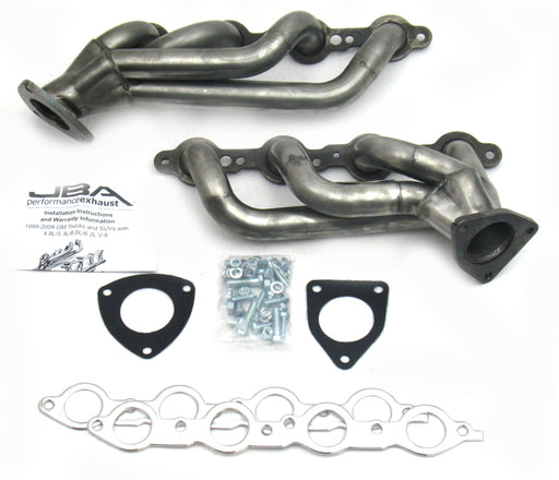 JBA 03-06 GM Truck 6.0L LS w/o EGR 1-5/8in Primary Raw 409SS Cat4Ward Header JBA