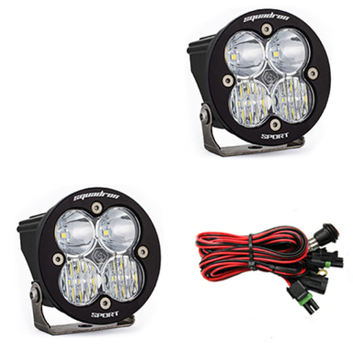Baja Designs Squadron R Sport Driving/Combo Pair LED Light Pods - Clear Baja Designs