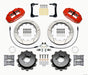 Wilwood Narrow Superlite 4R Rear Kit 12.88in Red 2008-2012 Subaru WRX w/Lines