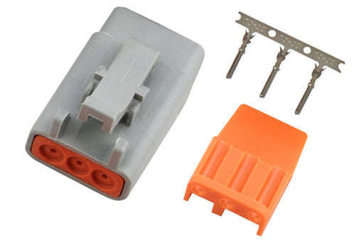 Haltech Male Deutsch DTM-3 Connector 7.5 Amp Plug & Pins Haltech