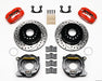 Wilwood Forged Dynalite P/S Park Brake Kit Drill-Red Small Ford 2.50in Offset