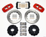 Wilwood AERO4 RearTruck Kit 14.25in Red 1999-2010 GM 1500-SUV 1 Piston OE Caliper