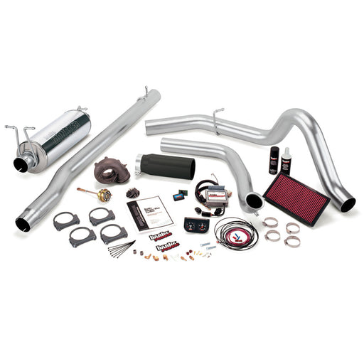 Banks Power 99 Ford 7.3L F250/350 Auto Stinger-Plus System - SS Single Exhaust w/ Black Tip Banks Power