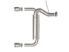 aFe Vulcan 3in 304 SS Axle-Back Exhaust 2021 Ford Bronco L4-2.3L (t)/V6-2.7L (tt) w/ Polished Tips aFe