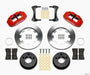 Wilwood Narrow Superlite 4R Front Kit 12.19in Drilled Red 87-89 Jeep YJ
