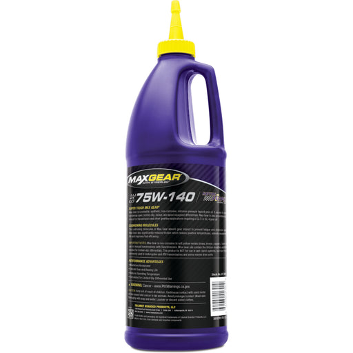 Royal Purple Max Gear Synthetic 75W-140 Gear Oil - 1 Quart Royal Purple