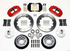 Wilwood Narrow Superlite 6R Front Hub Kit 12.88in Red Magnum Force Drop Spndle
