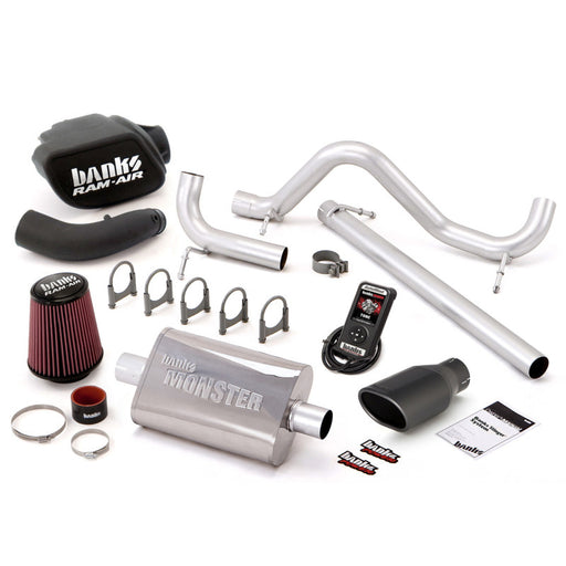 Banks Power 07-11 Jeep 3.8L Wrangler - 2dr Stinger Sys w/ AutoMind - SS Single Exhaust w/ Black Tip Banks Power