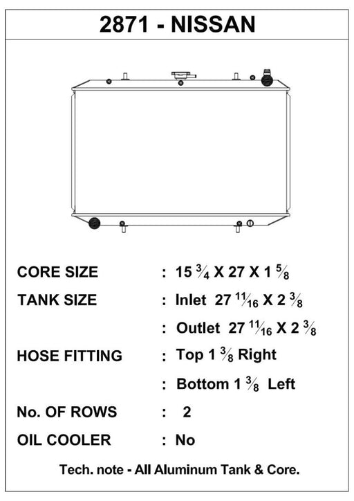 CSF 90-97 Nissan 300ZX Radiator CSF