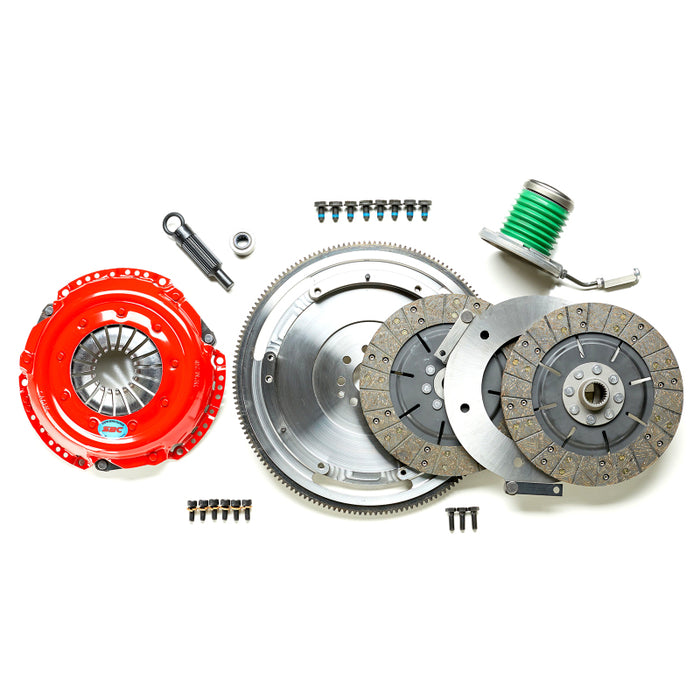 South Bend 99-04 Ford Mustang 4.6L (TR3250/TR3650 Trans) Comp Dual Disc Kit w/ Flywheel South Bend Clutch