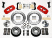 Wilwood AERO6 Front Hub Kit 14.00 Red 67-69 Camaro 64-72 Nova Chevelle