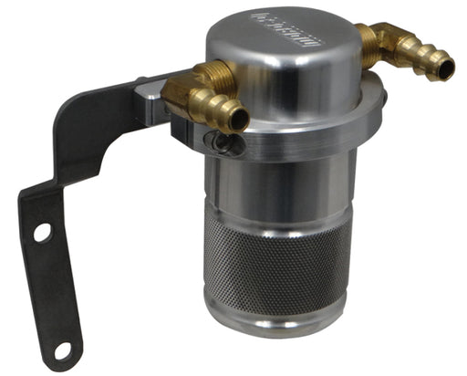 Moroso 14-19 Chevrolet Corvette (Non ZO6) Air/Oil Separator Catch Can - Small Body - Billet Aluminum Moroso