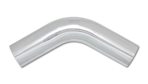 Vibrant 3in O.D. Universal Aluminum Tubing (60 degree Bend) - Polished Vibrant