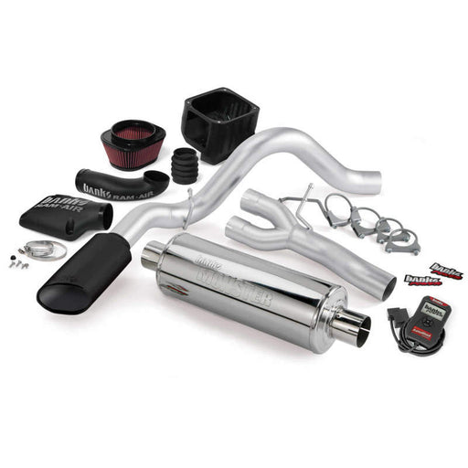 Banks Power 09 Chevy 4.8L CCSB-FFV Stinger System - SS Single Exhaust w/ Black Tip Banks Power