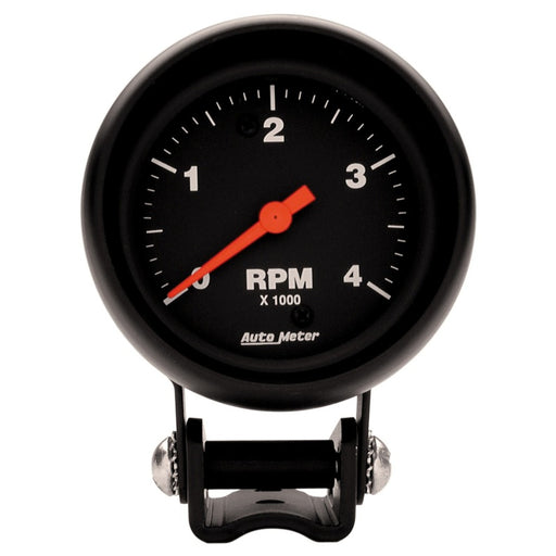 Autometer Z-Series 2-5/8in 4K RPM Pedestal Tachometer Gauge AutoMeter