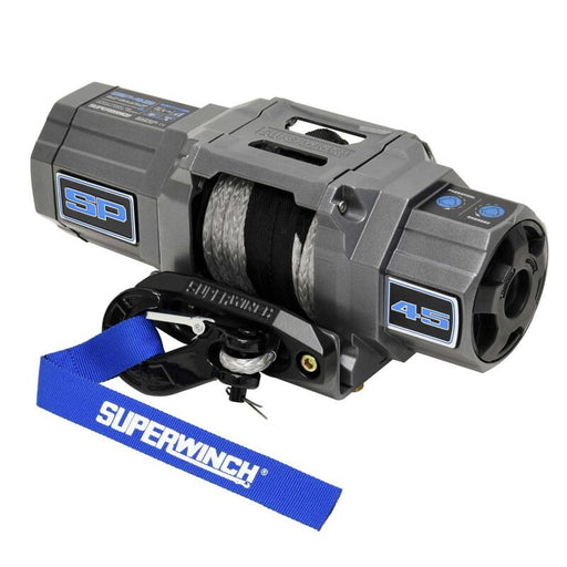 Superwinch 4500 LBS 12V DC 1/4in x 40ft Synthetic Rope Hawse Fairlead SP 45SR Winch Superwinch