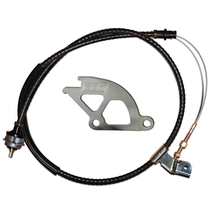 BBK 79-95 Mustang Adjustable Clutch Quadrant And Cable Kit BBK