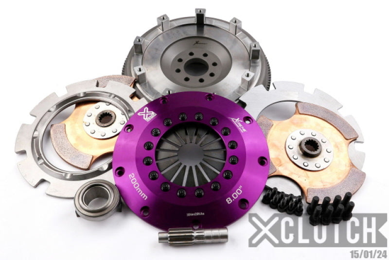 XClutch 02-06 Mini Cooper S 1.6L 8in Twin Solid Ceramic Clutch Kit XCLUTCH