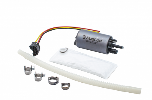 Fuelab 496 In-Tank Brushless Fuel Pump w/9mm Barb & 6mm Barb Siphon - 350 LPH Fuelab