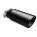 MagnaFlow Tip Stainless Black Coated Single Wall Round Single Outlet 5in Dia 4in Inlet 13in L Magnaflow