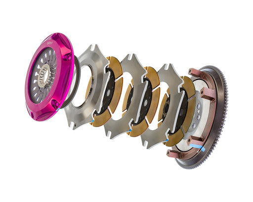 Exedy 1996-1996 Mitsubishi Lancer Evolution IV L4 Hyper Triple Cerametallic Clutch Rigid Pull Type Exedy