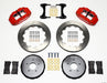 Wilwood Narrow Superlite 6R Front Hat Kit 13.06in Red Nissan 370Z/Fiti G37